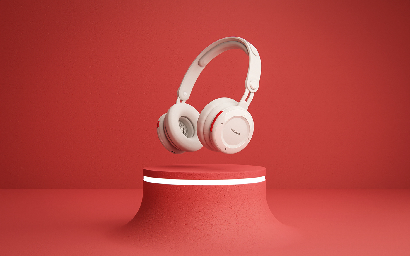 headset，wireless，NOKIA，esthetics，