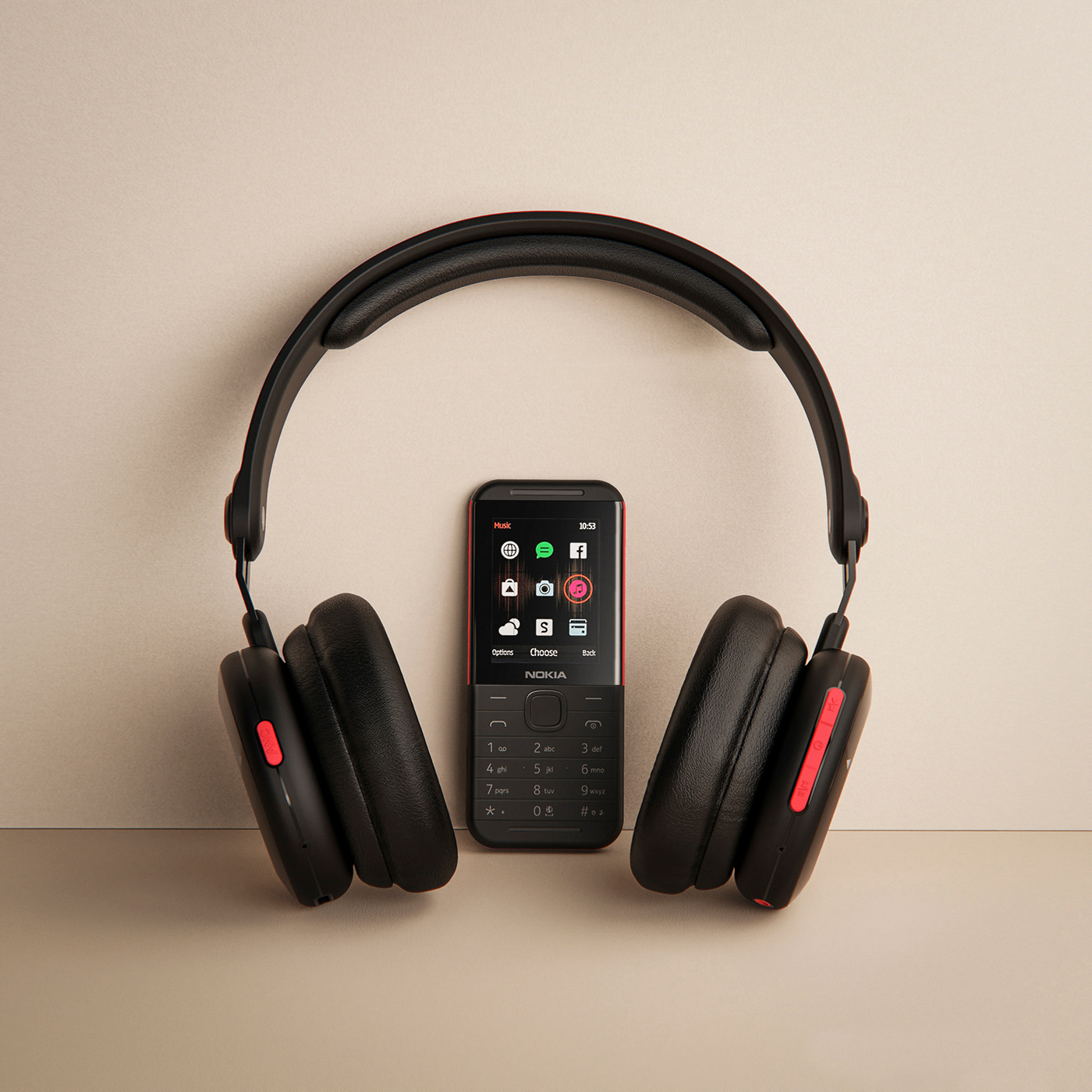 headset，wireless，NOKIA，esthetics，