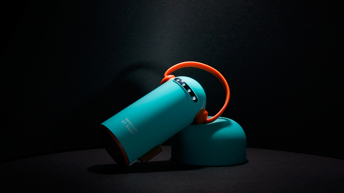 Digital accessories，Mobile phone charging treasure，industrial design，