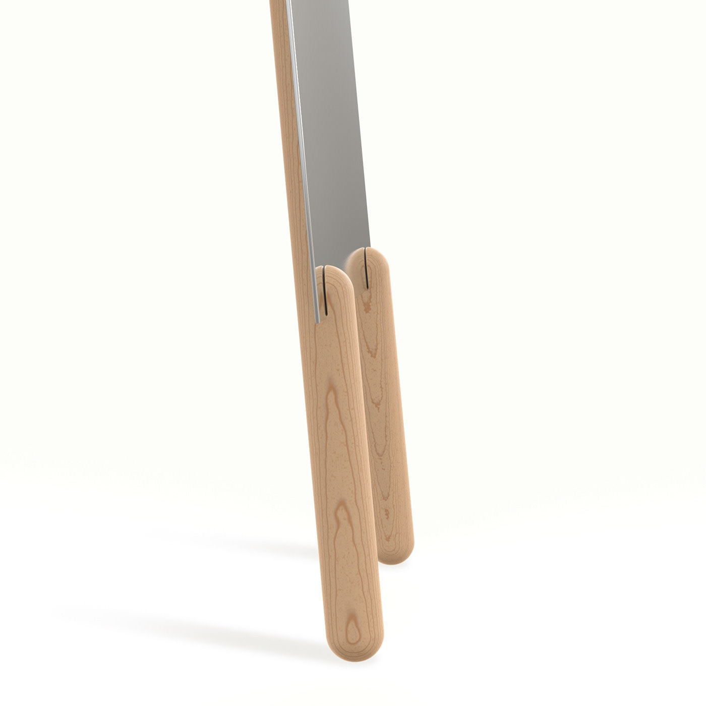 Stilt mirror，oak，Pin，Floor mirror，