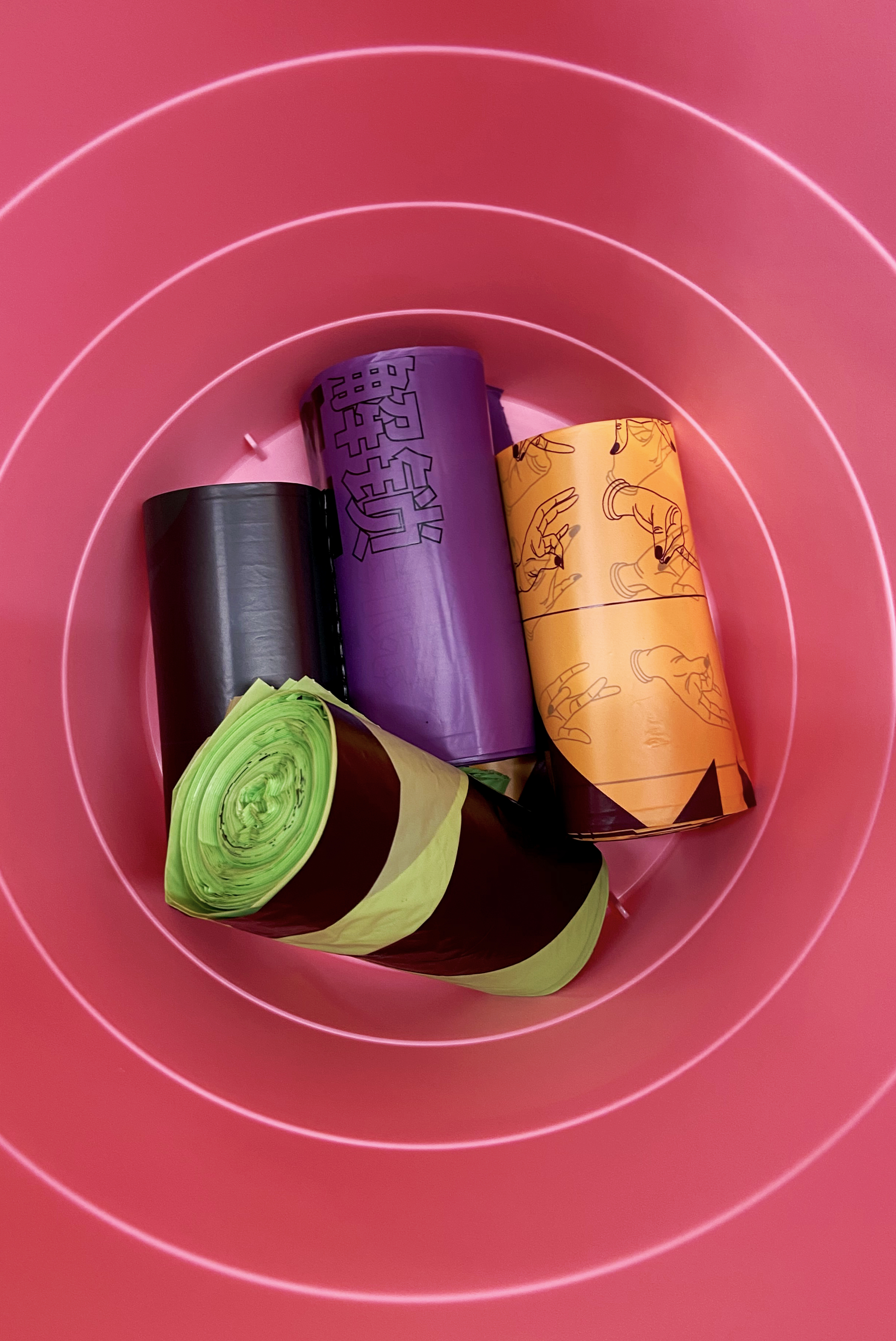 Fully degradable garbage bag，