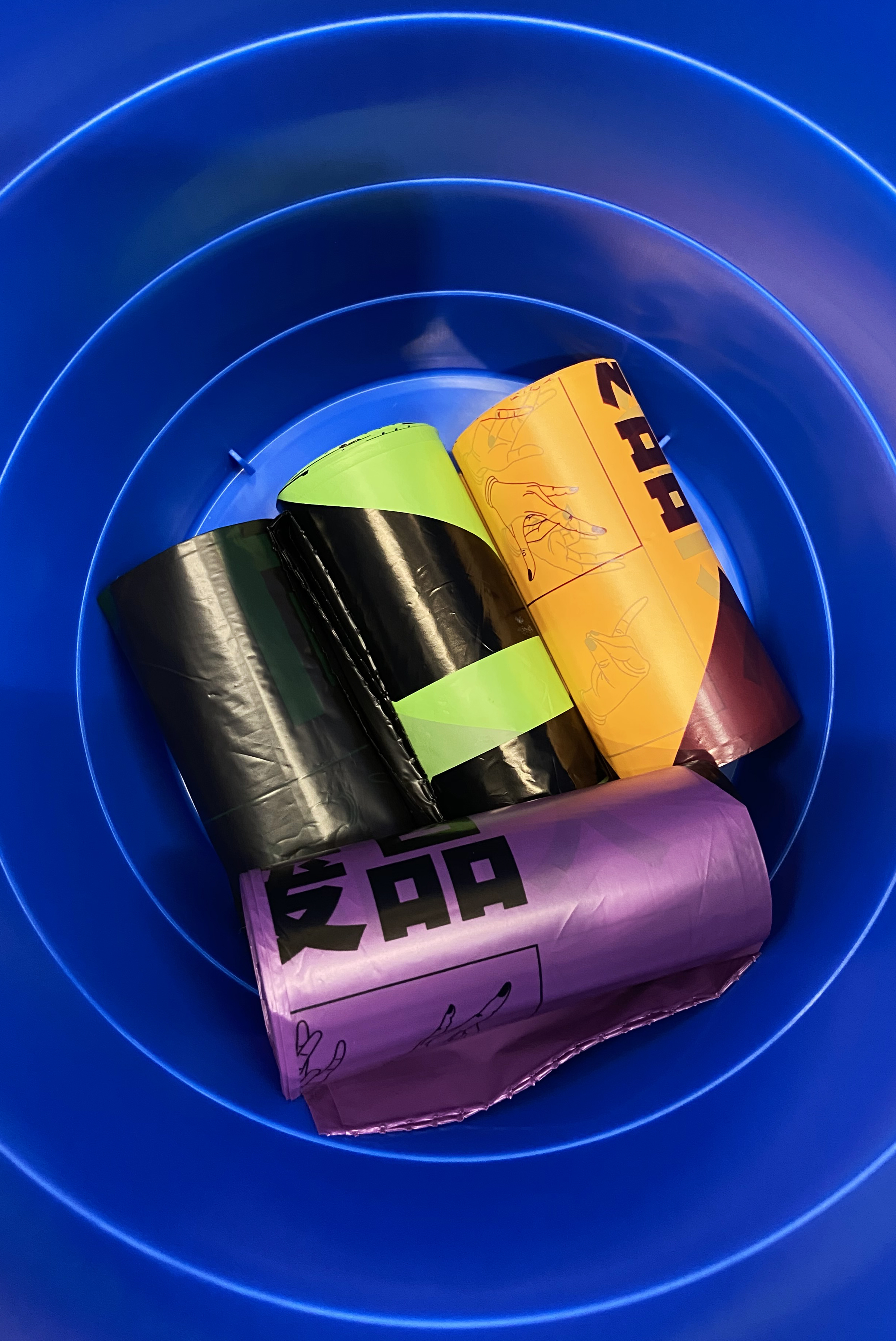 Fully degradable garbage bag，