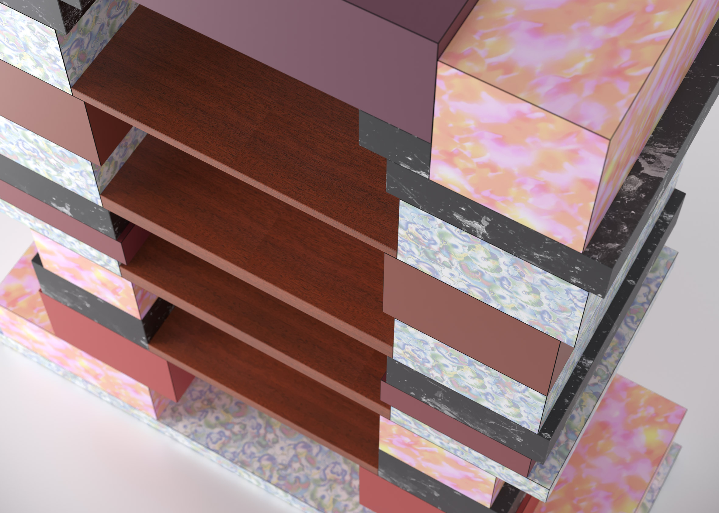 furniture，Memphis，Pop Art，Laminated furniture，