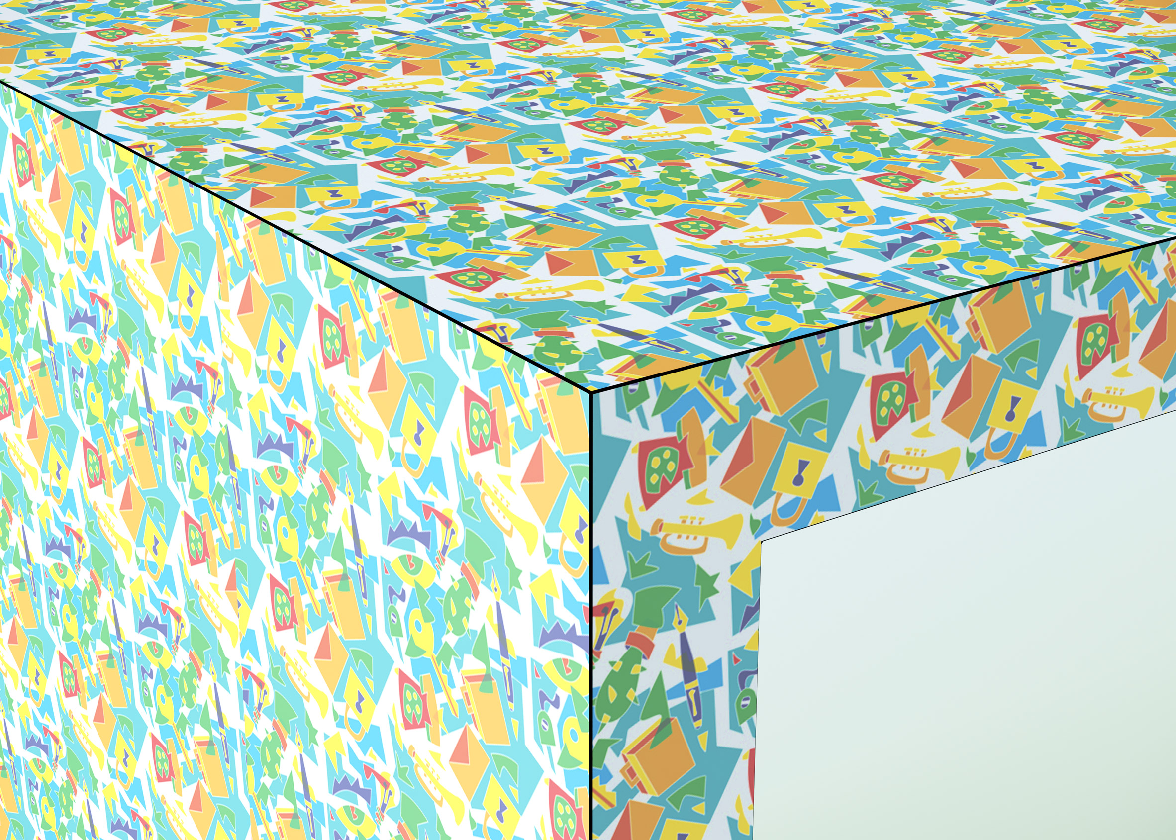 furniture，Memphis，Pop Art，Laminated furniture，