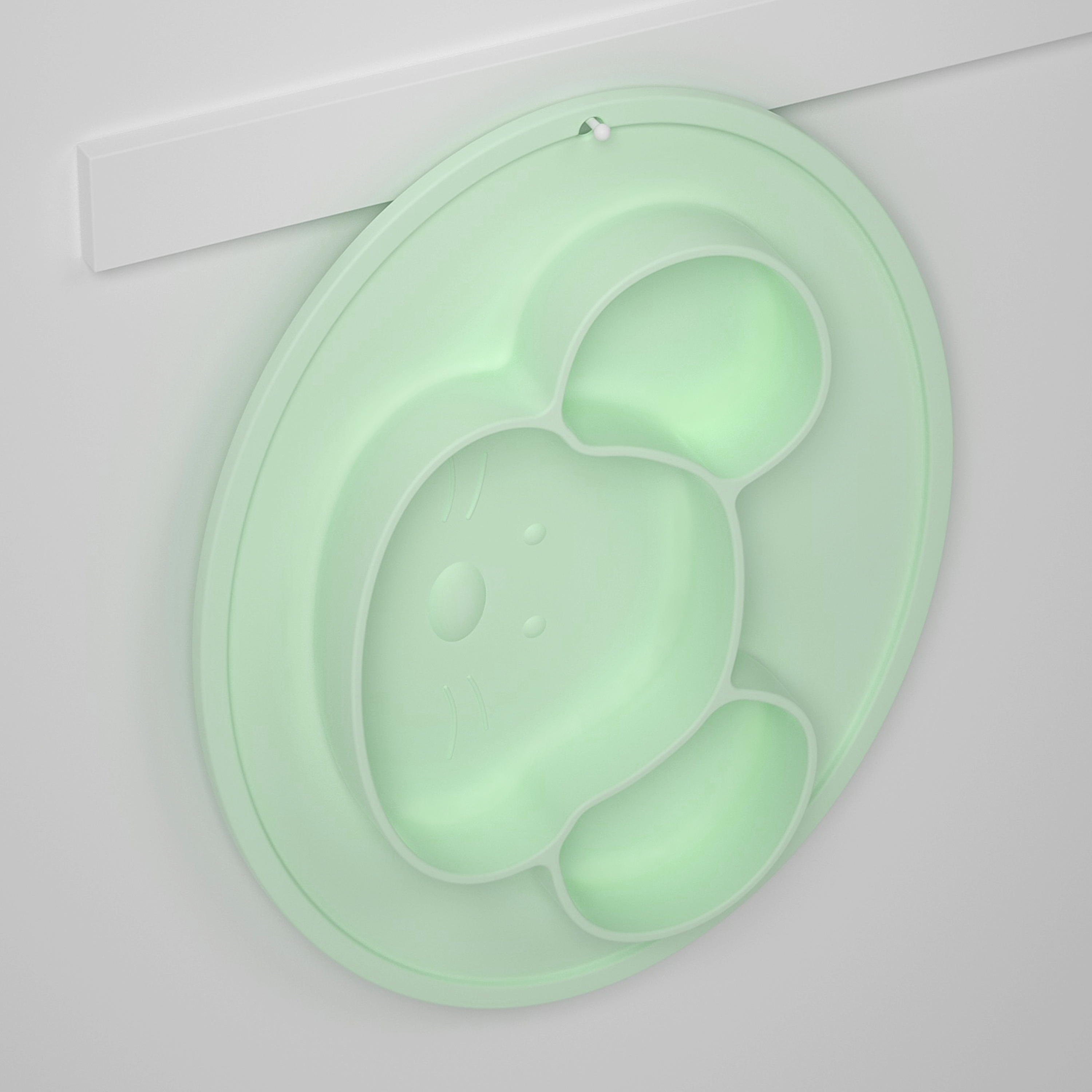 Cute fun，mouse，silica gel，sucker，bowl，