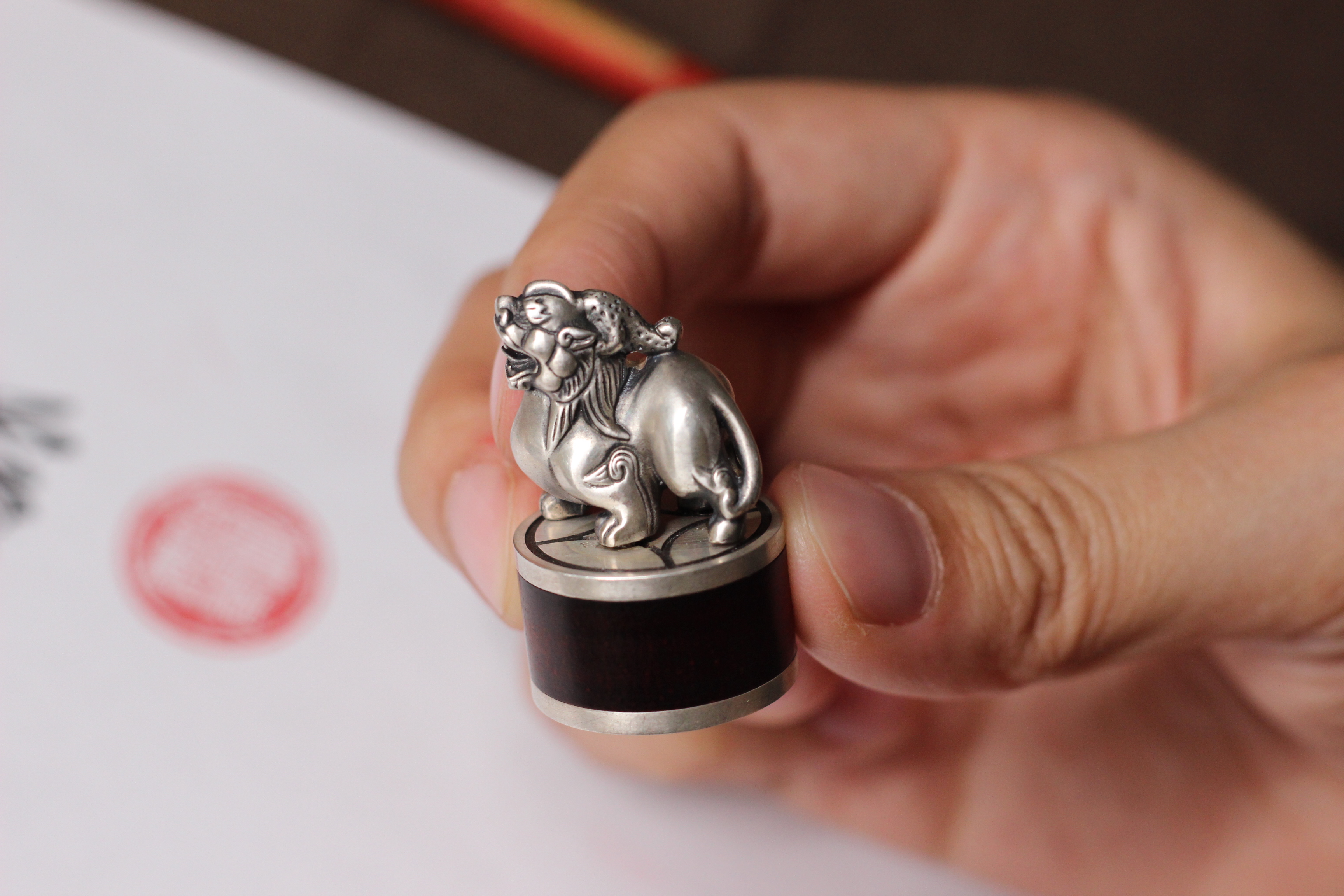 brave troops，seal，product design，Handicraft products，貔貅 seal，