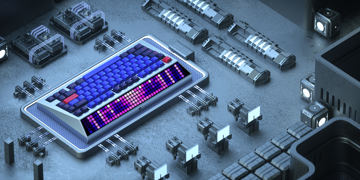 CYBERPUNK，Mechanical keyboard，keyboard，Cyberpunk，