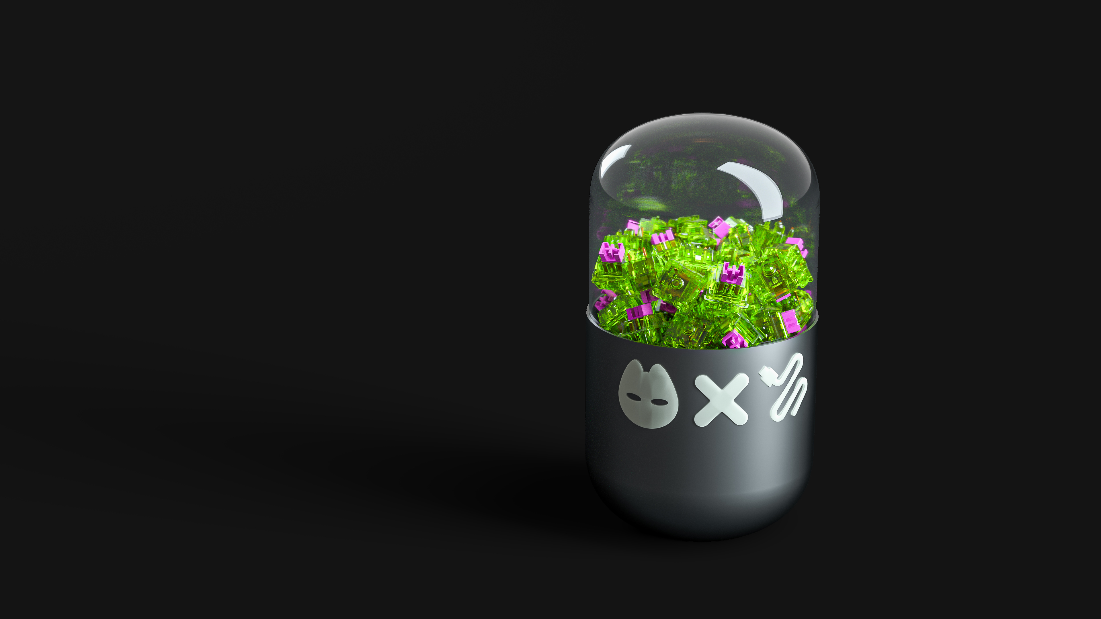 CYBERPUNK，Mechanical keyboard，keyboard，Cyberpunk，