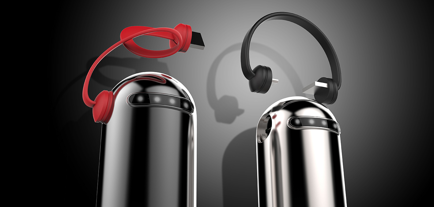 Digital accessories，Mobile phone charging treasure，industrial design，