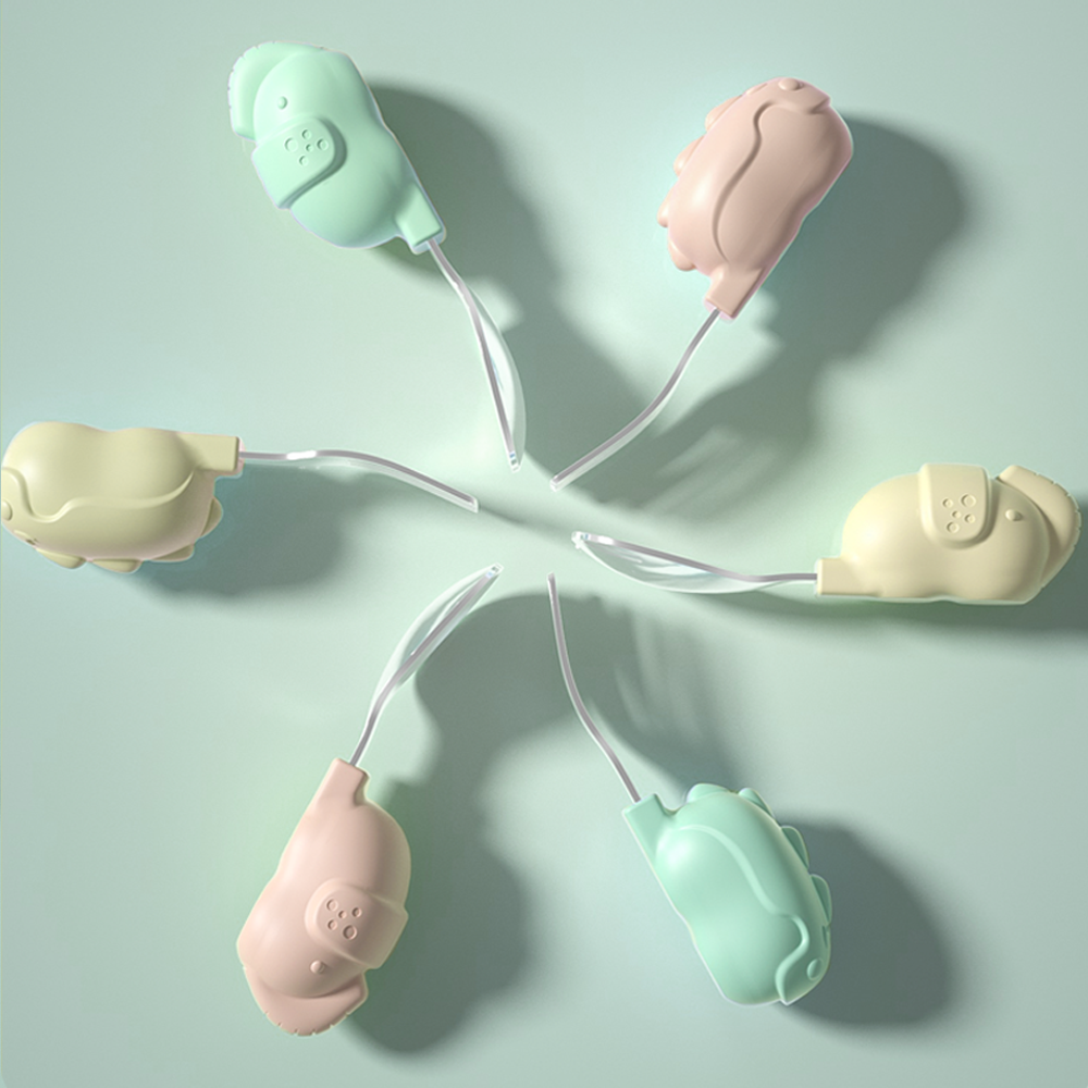 Cute fun，elephant，Monster，silica gel，Metal，Fork spoon，