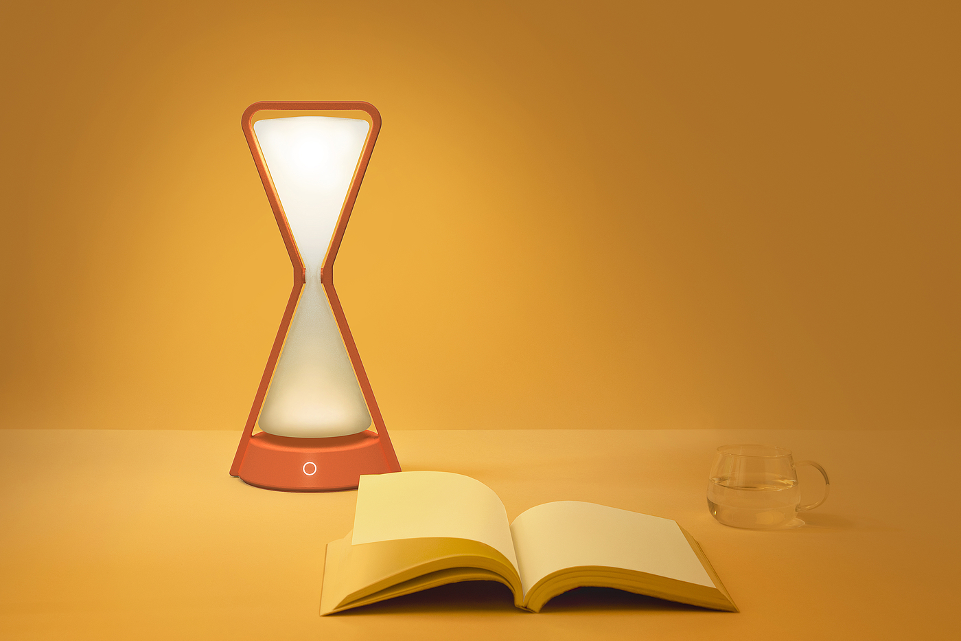 Design，hourglass，lamp，originality，time，time，Desk lamp，