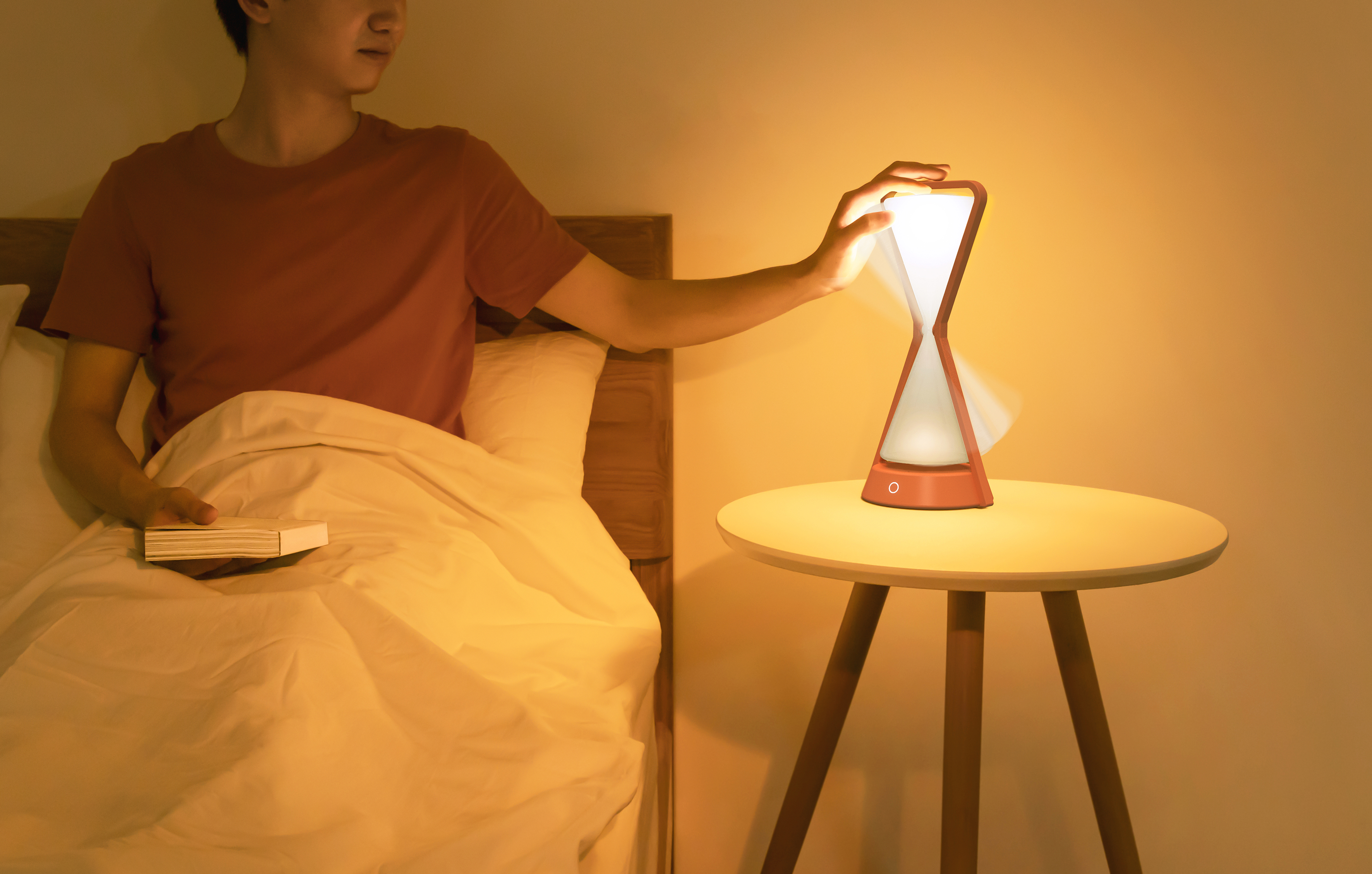 Design，hourglass，lamp，originality，time，time，Desk lamp，