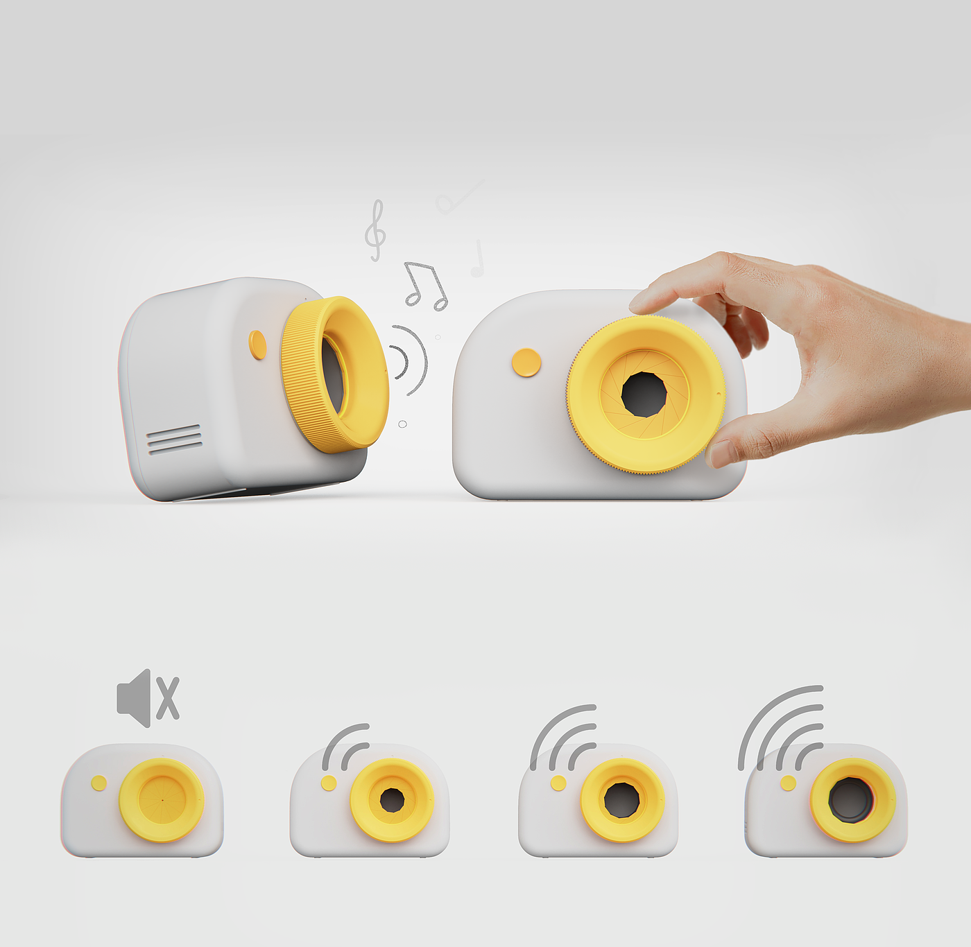 originality，Design，aperture，camera，Cuckoo，rotate，original，Bluetooth Speaker ，