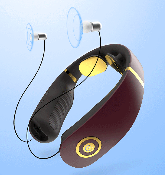 Massage apparatus，product，Neck massage，headset，Bluetooth headset，