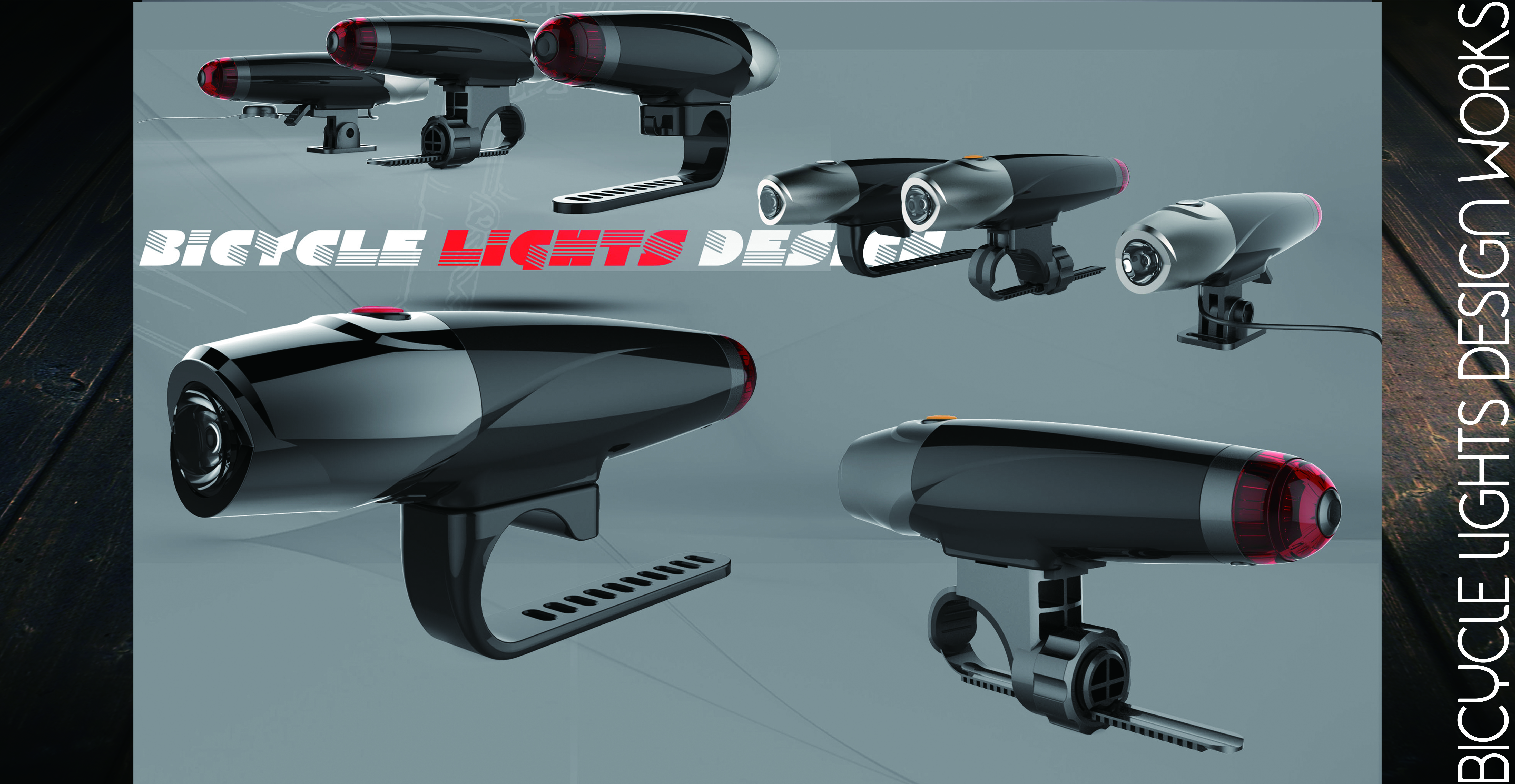 Cycling equipment, bicycle headlights，