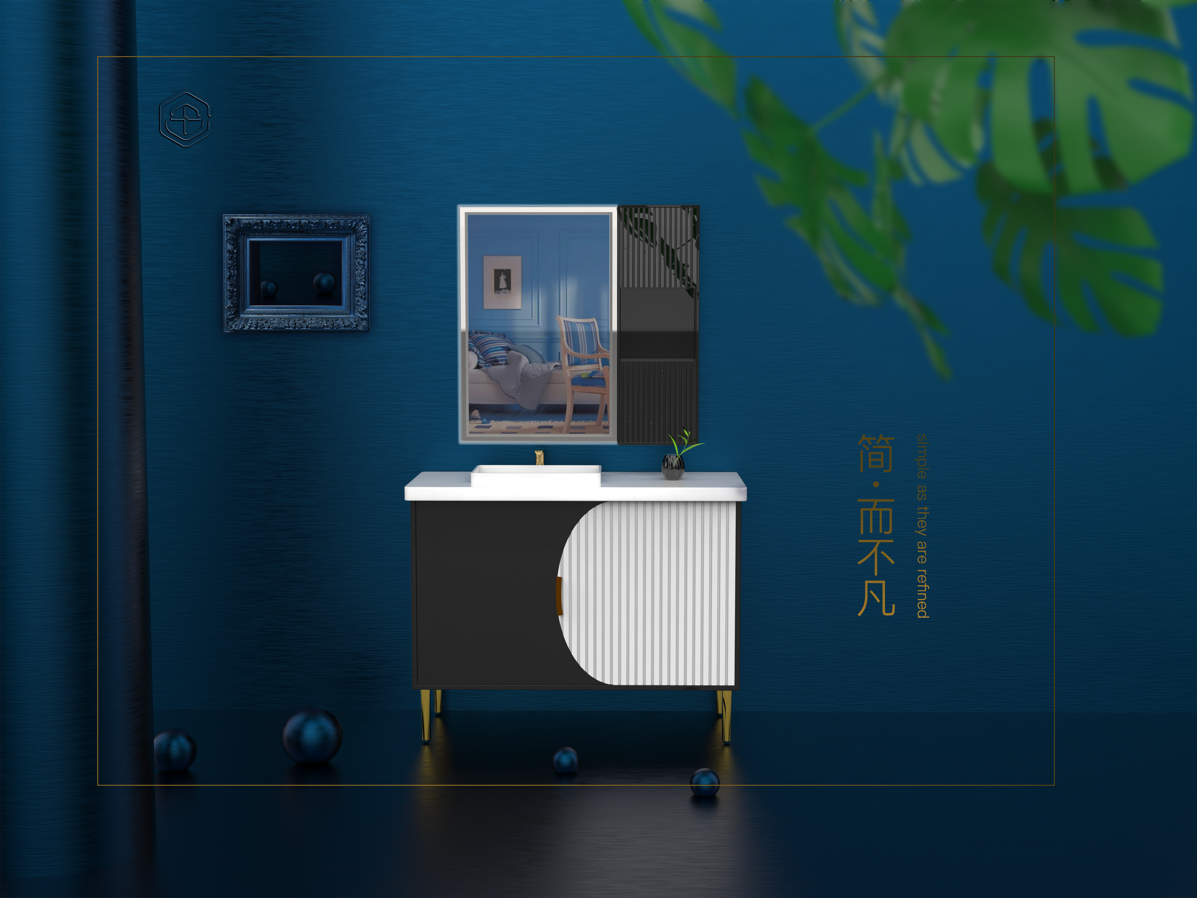 Bathroom cabinet design，