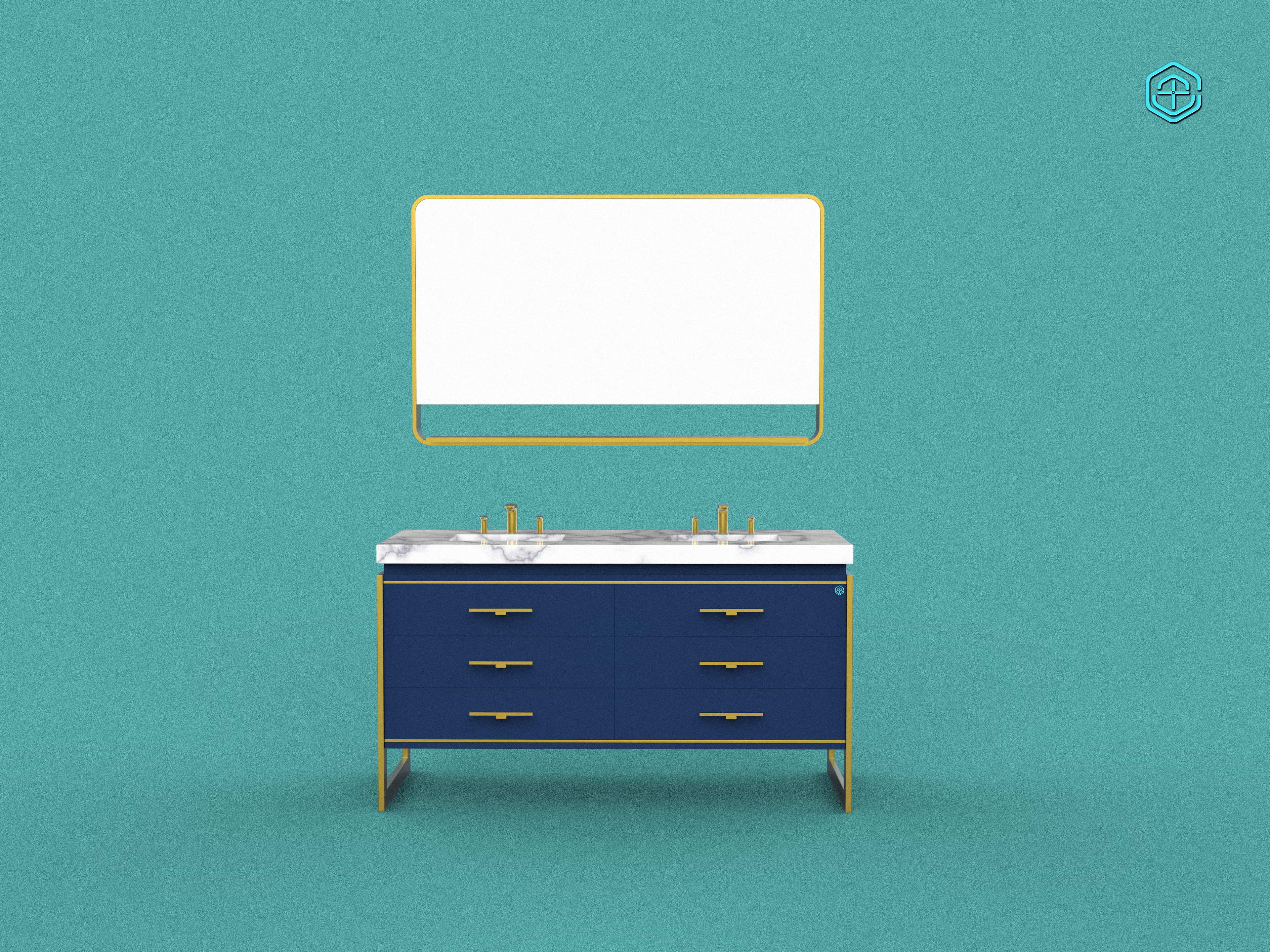 Bathroom cabinet design，