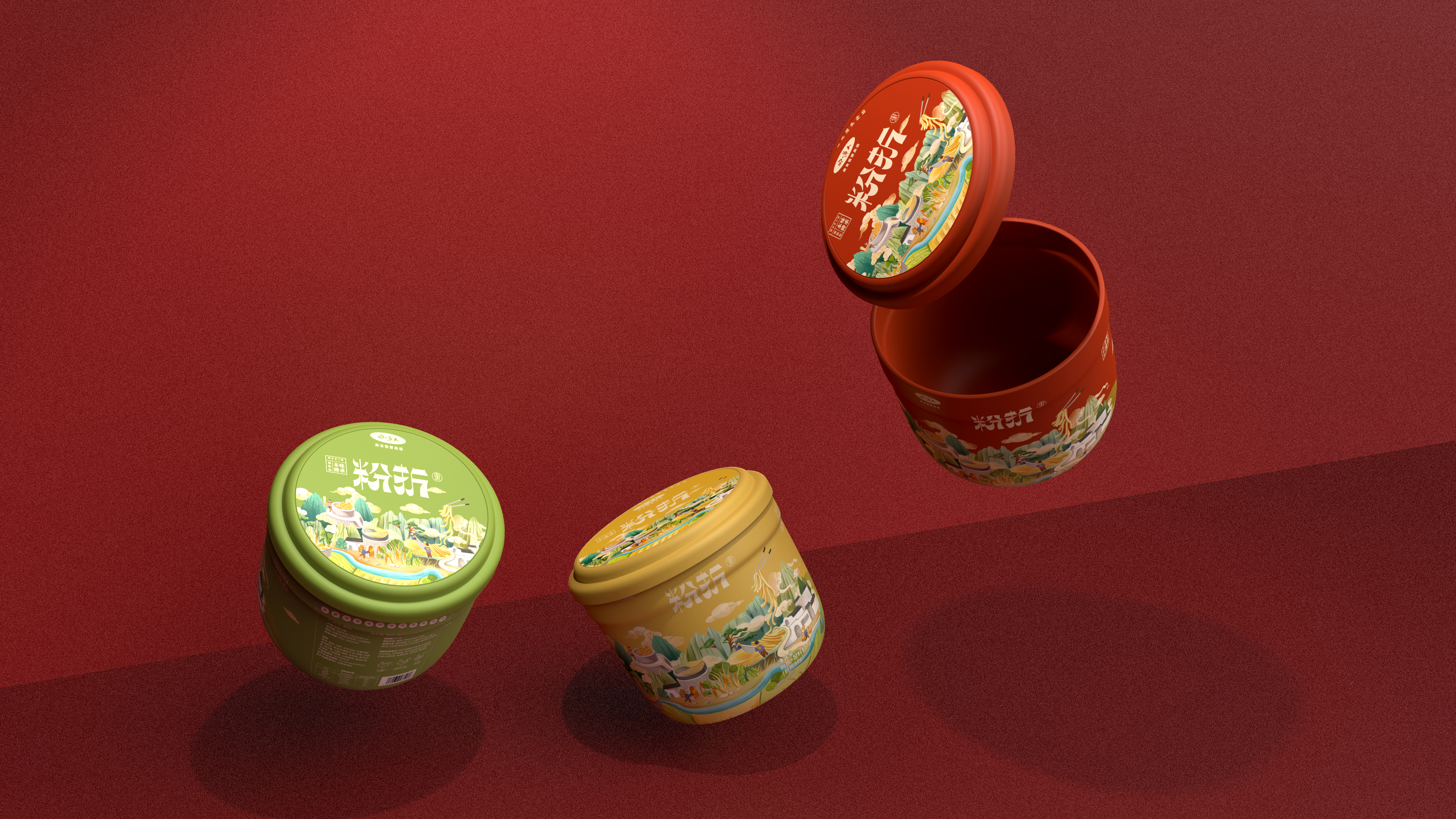 food，packing，noodles，Powder folding，