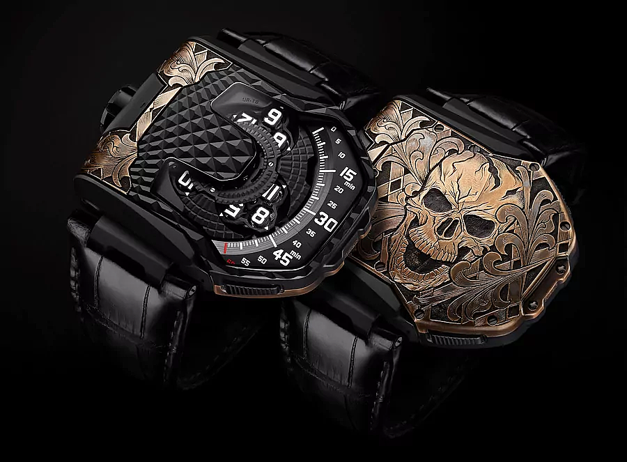 Urwerk UR- t8，创意，设计，骷髅手表，