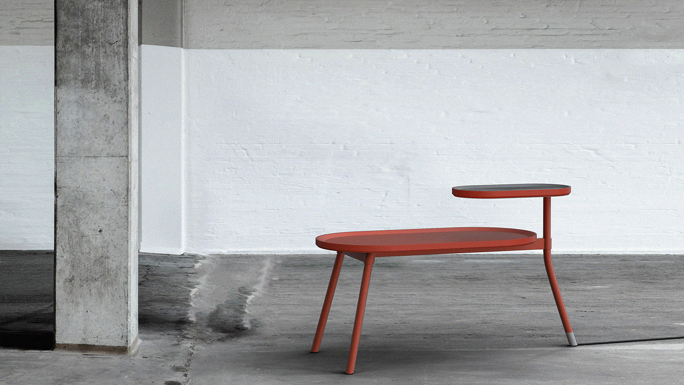 Table，Side table，wireless charger ，TWORAY，Chanyeop Jeong，