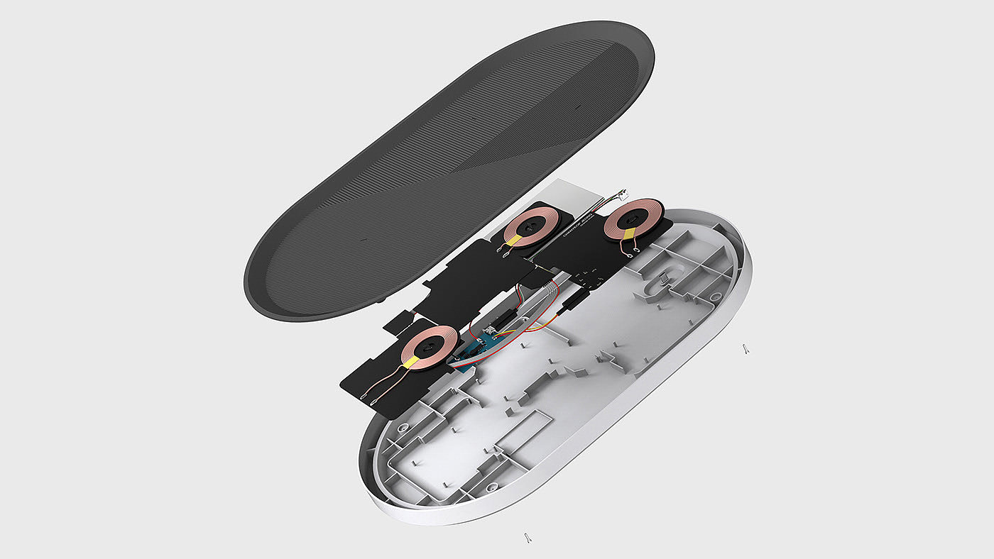 Table，Side table，wireless charger ，TWORAY，Chanyeop Jeong，