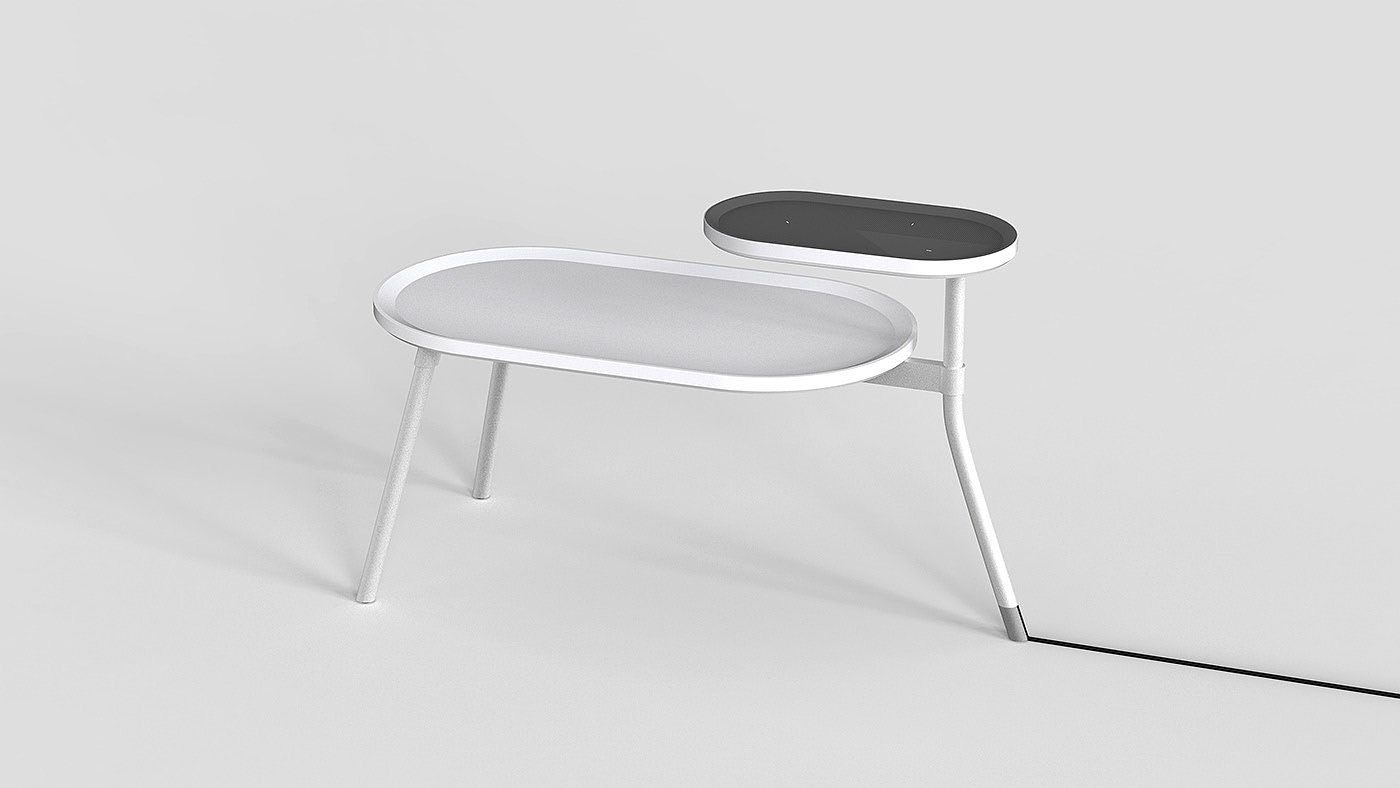 Table，Side table，wireless charger ，TWORAY，Chanyeop Jeong，