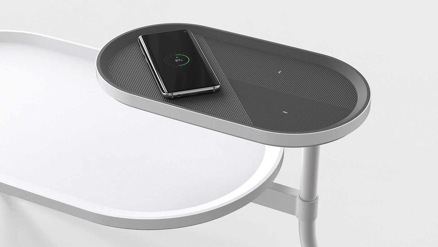Table，Side table，wireless charger ，TWORAY，Chanyeop Jeong，