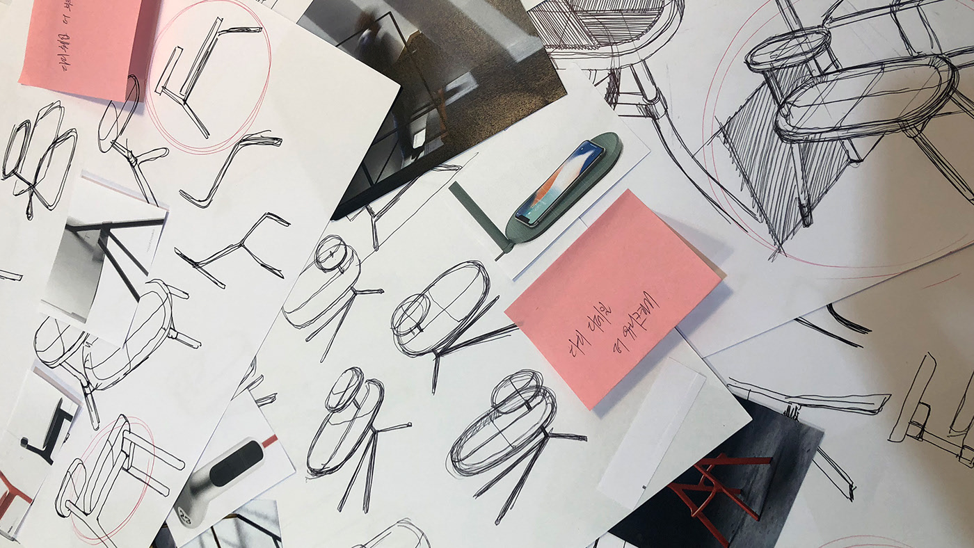 Table，Side table，wireless charger ，TWORAY，Chanyeop Jeong，