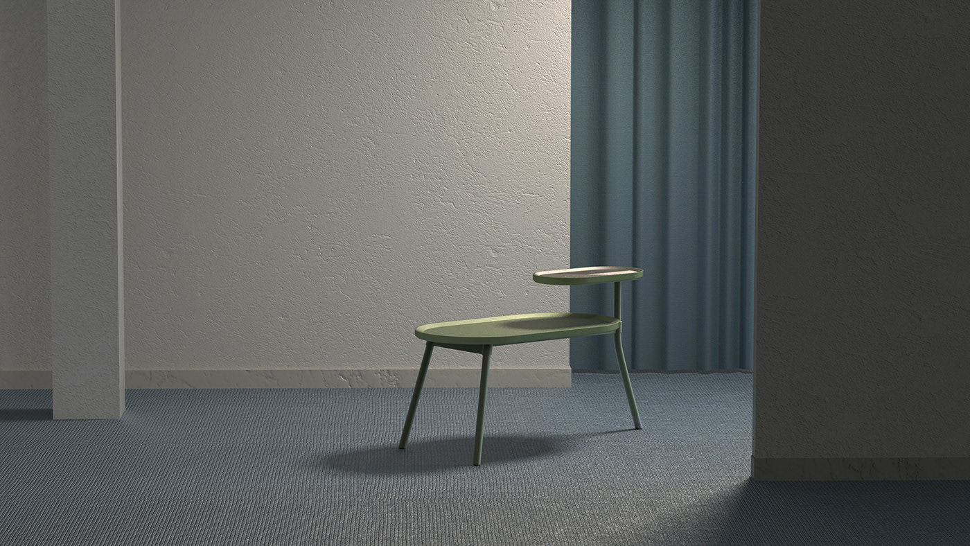 Table，Side table，wireless charger ，TWORAY，Chanyeop Jeong，