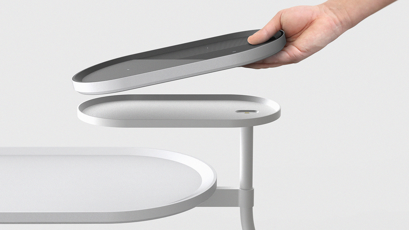 Table，Side table，wireless charger ，TWORAY，Chanyeop Jeong，