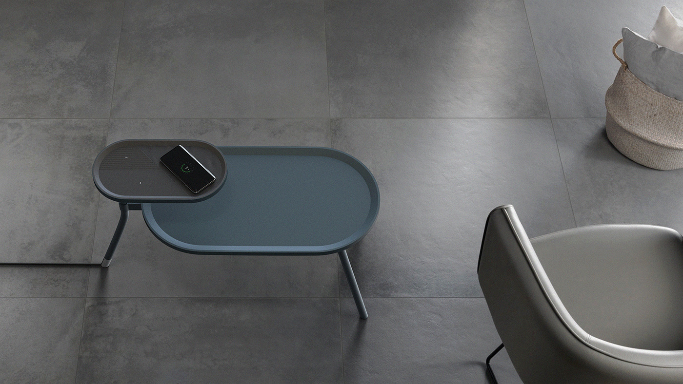 Table，Side table，wireless charger ，TWORAY，Chanyeop Jeong，