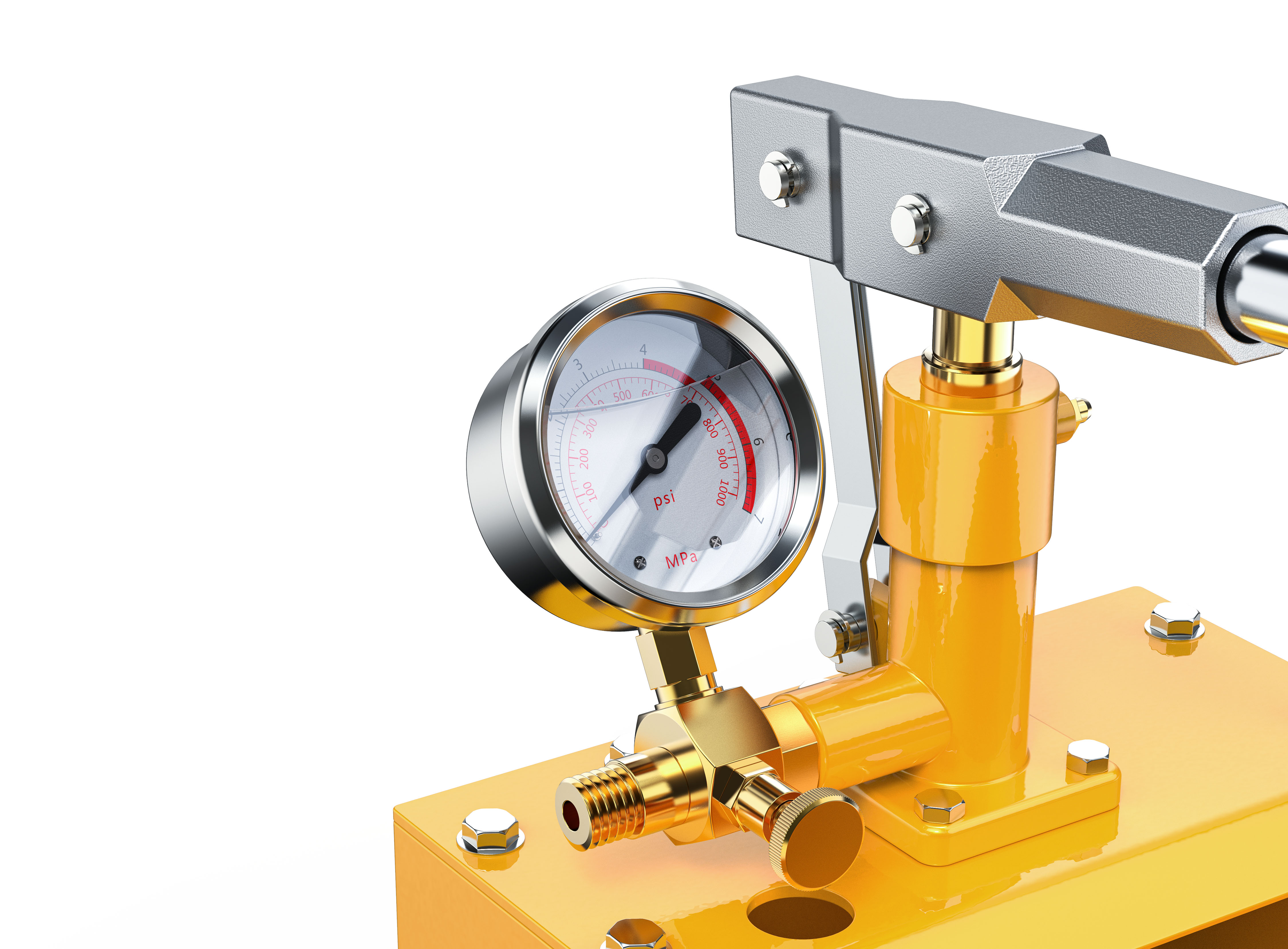 Hardware tools，Pressure test pump，Keyshot rendering，design sketch，