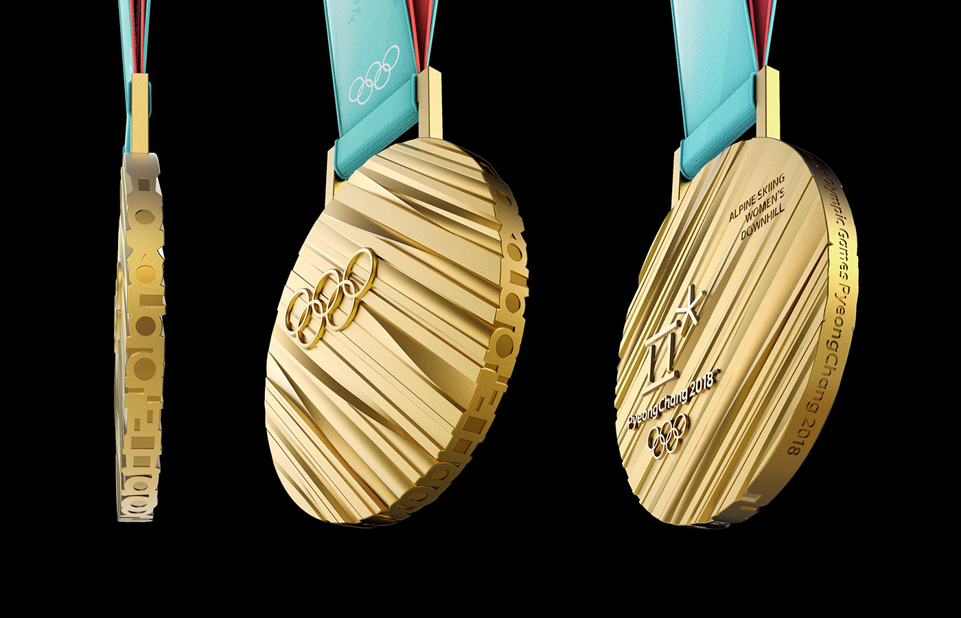 冬奥会奖牌创意设计图片