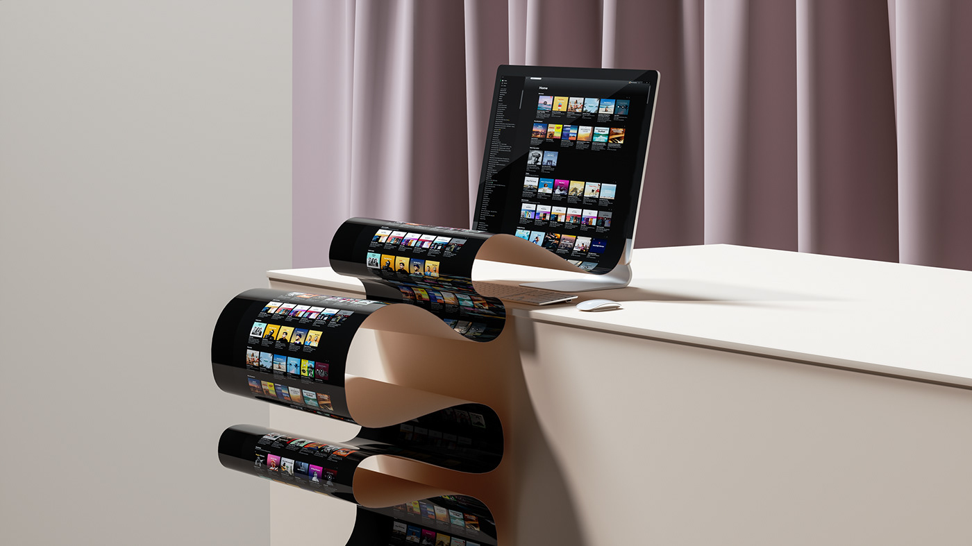 application program，Visual works，CG illustration，