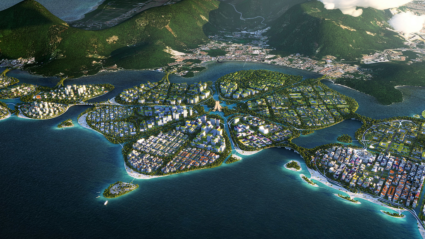 Biodiver City，Penang, Malaysia，Artificial island，bio-diversity，