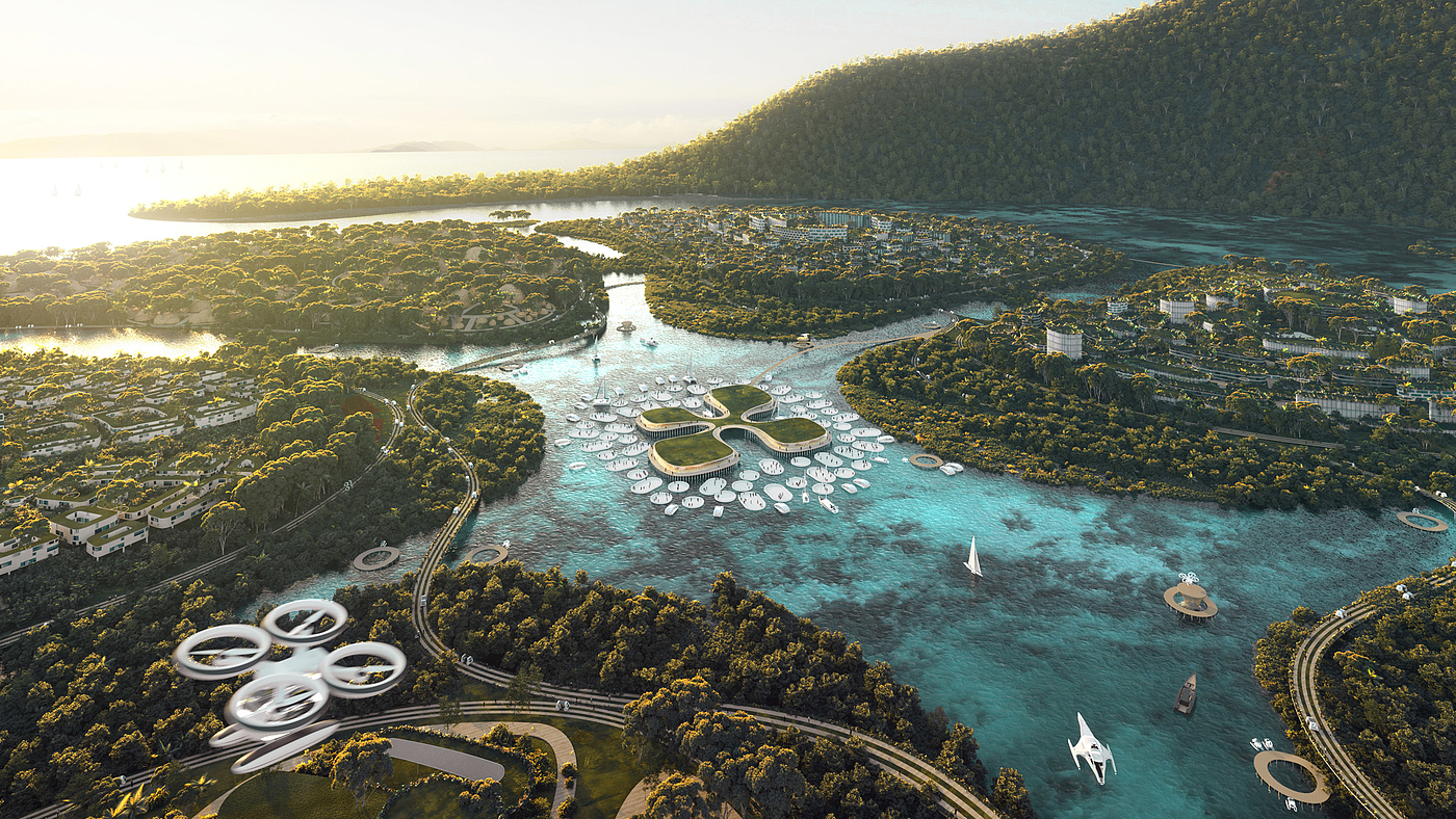 Biodiver City，Penang, Malaysia，Artificial island，bio-diversity，