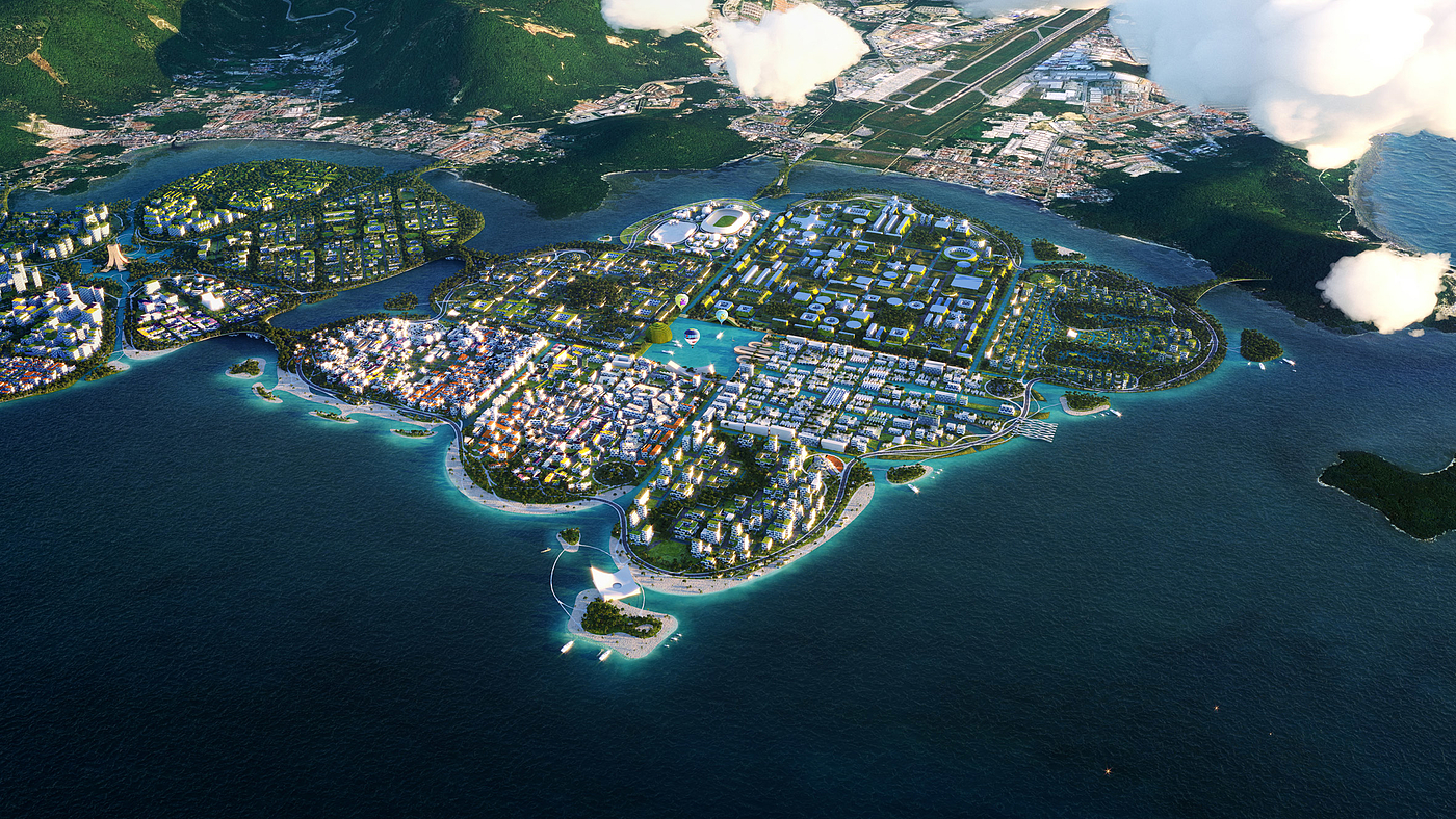 Biodiver City，Penang, Malaysia，Artificial island，bio-diversity，