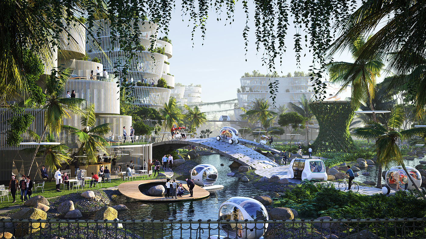 Biodiver City，Penang, Malaysia，Artificial island，bio-diversity，