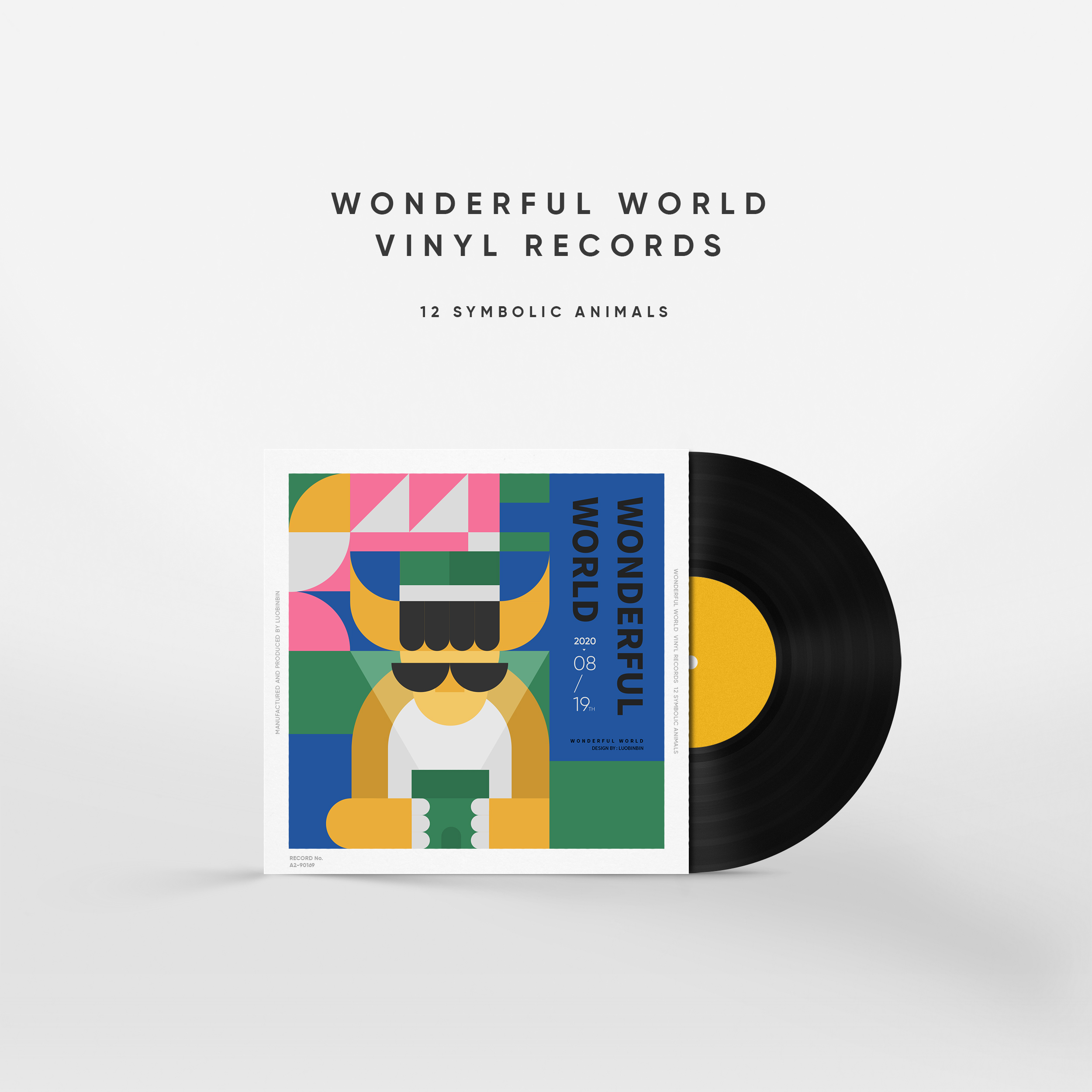 Geometry，animal，the twelve Chinese zodiac signs，constitute，abstract，poster，plane，two thousand and twenty，