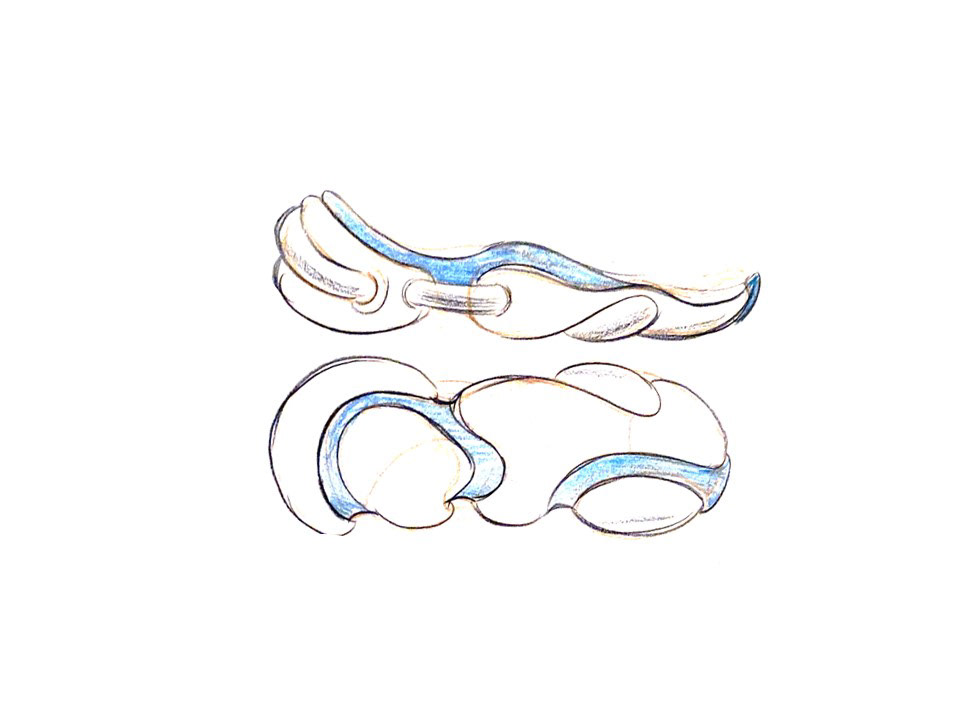 sneakers，sole，Exaggeration，sketch，Anta，