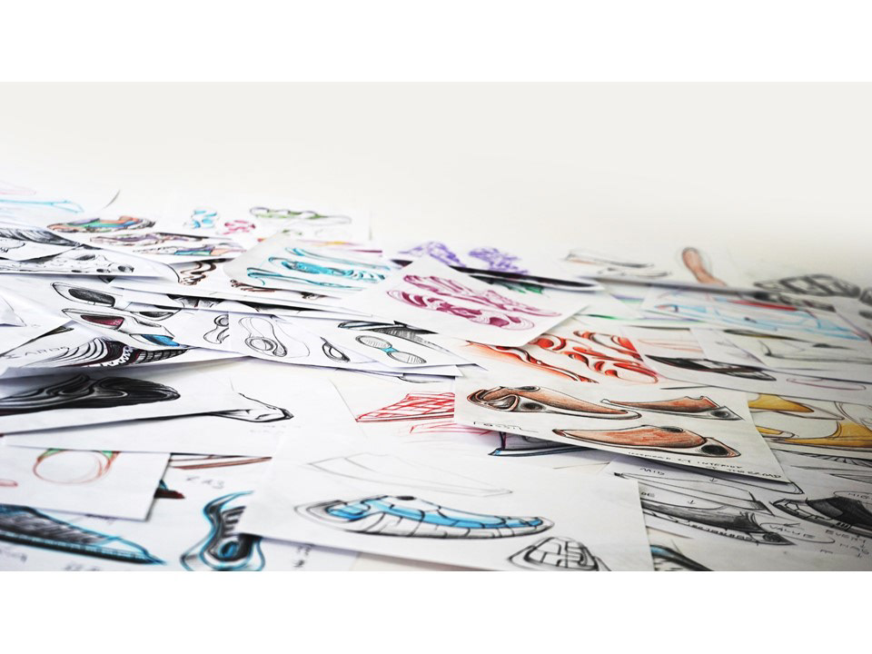 sneakers，sole，Exaggeration，sketch，Anta，