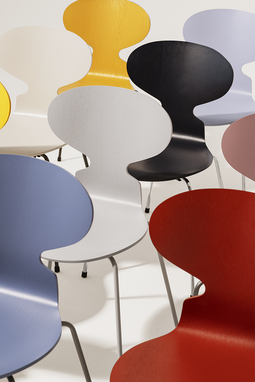 椅子，多色，个性，可堆叠，