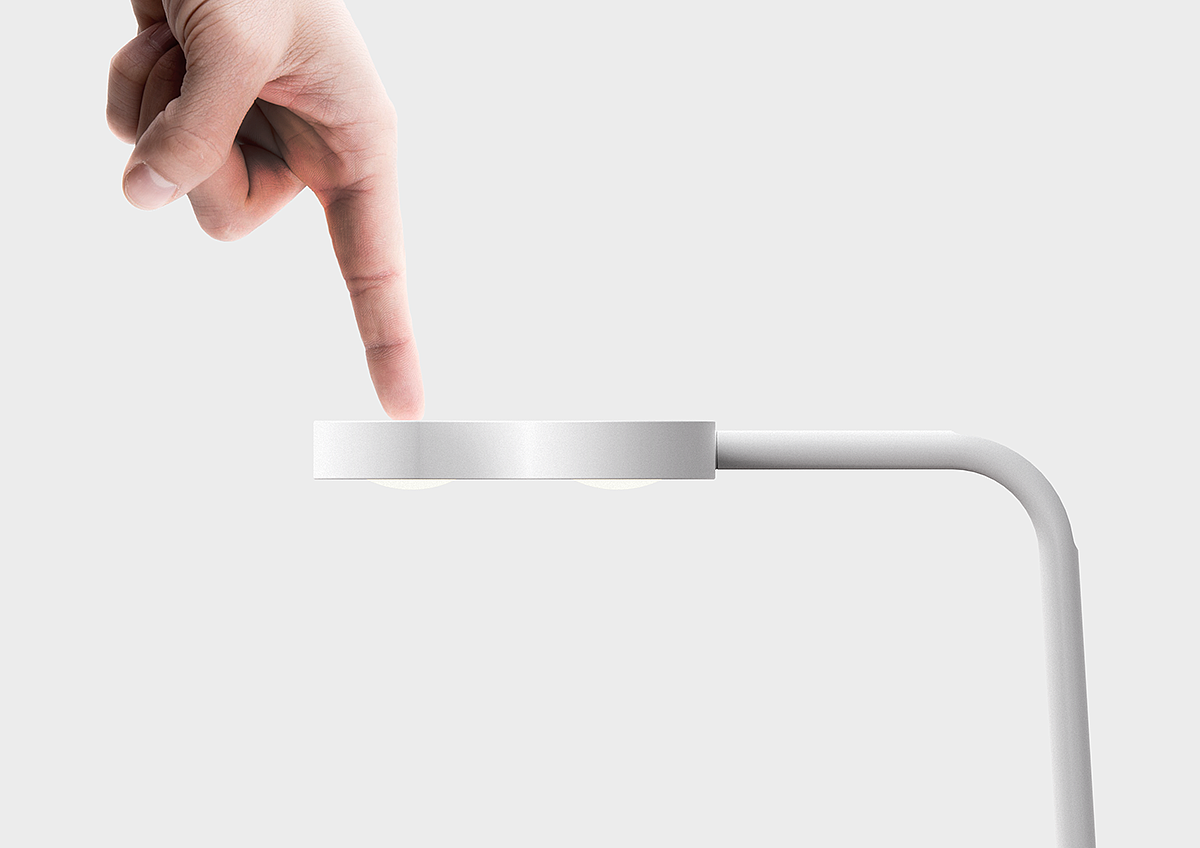 Desk lamp，led，Clover，white，black，