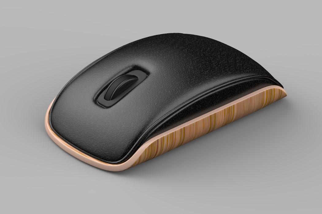 mouse，wooden ，Leatherwear，black，