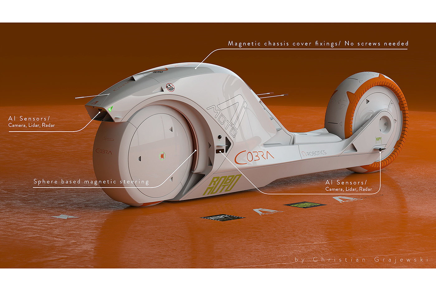 Cobra RoboMoto，自动，摩托车，vr，ai，赛车，