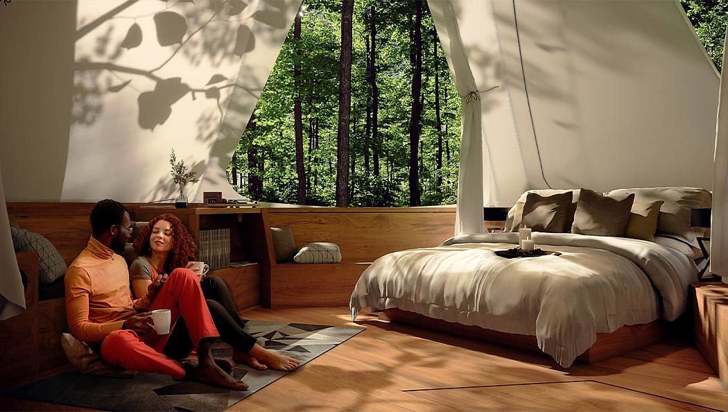 Tent，Airbnb，Tree House，