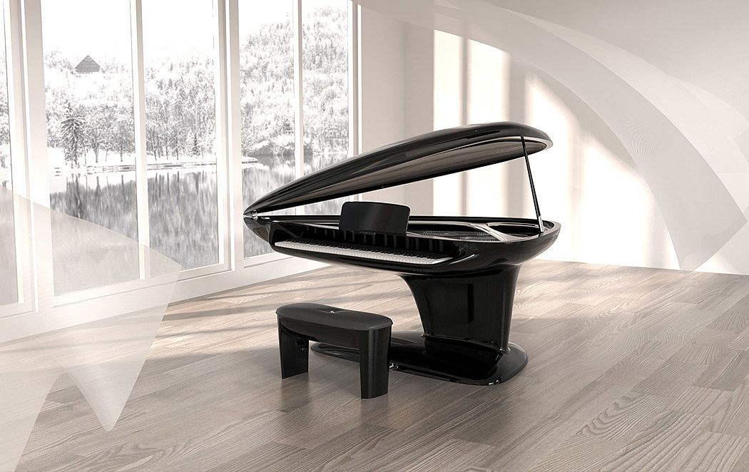 Oysters，shape，piano，originality，Design，music，