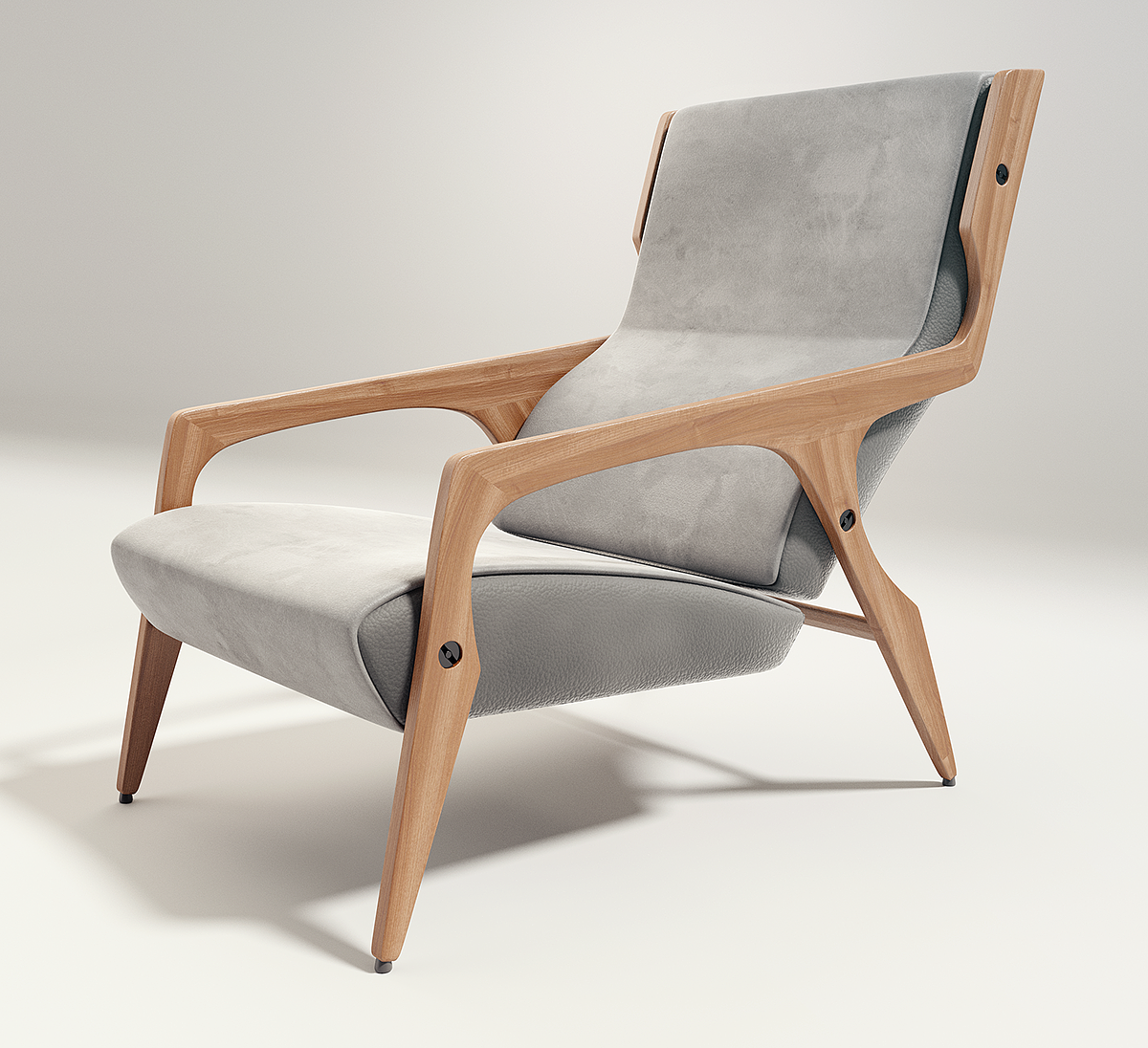 椅子，木制，可视化，舒适，