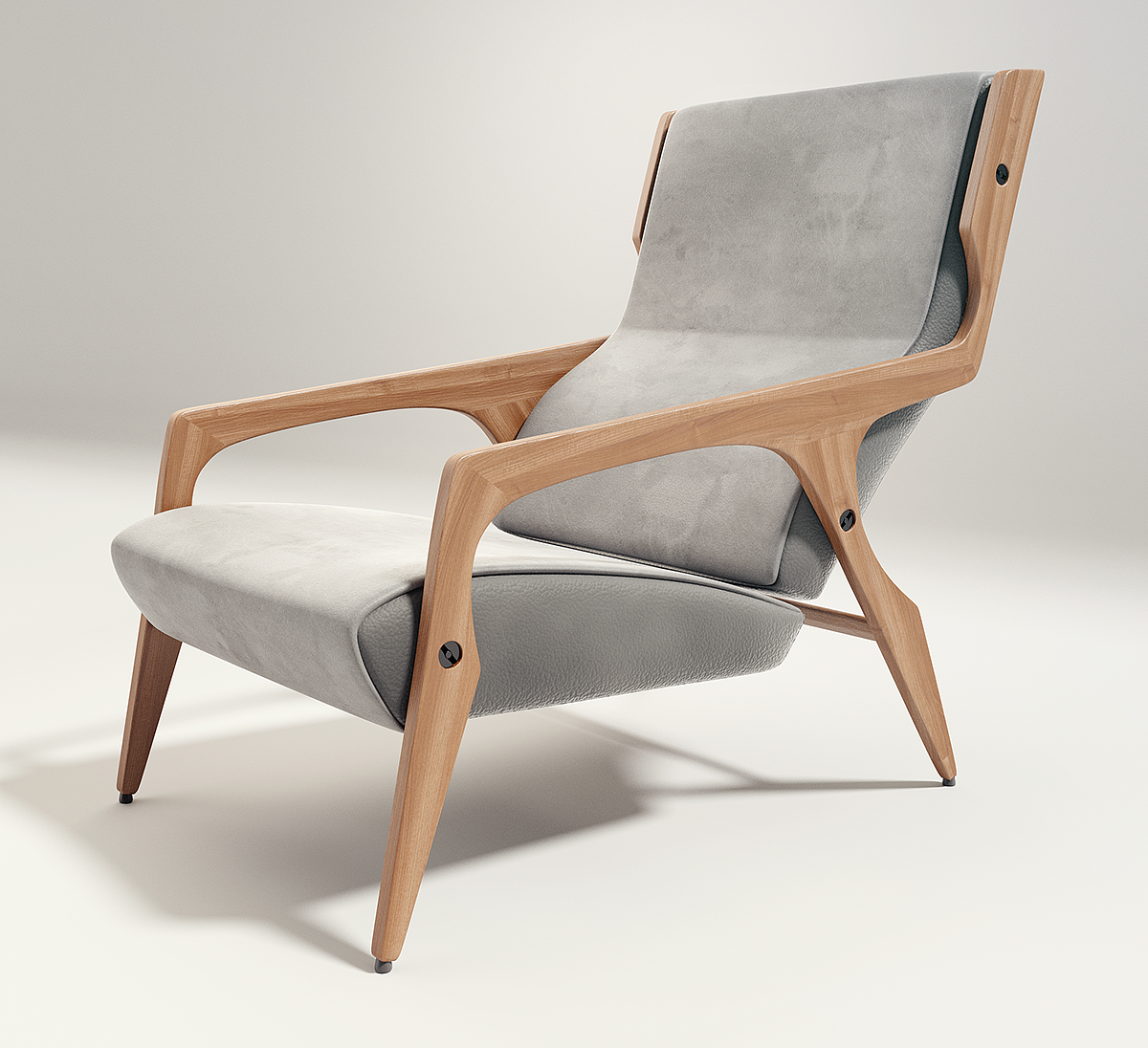 chair，wooden ，visualization，comfortable，