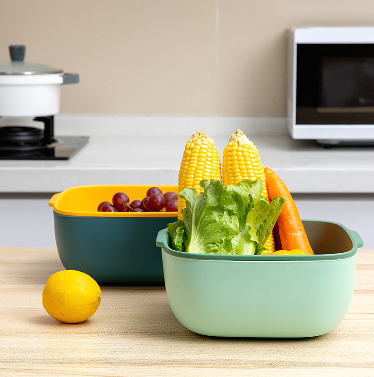Draining，Vegetable washing basin，Fruit basket，